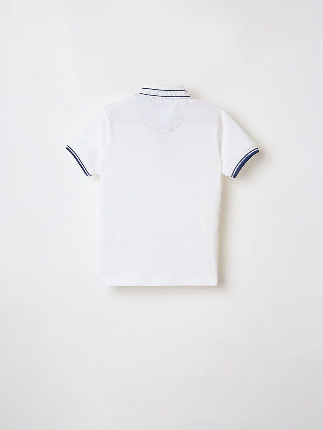 Blue Giraffe Boys Red Solid Polo Tshirt