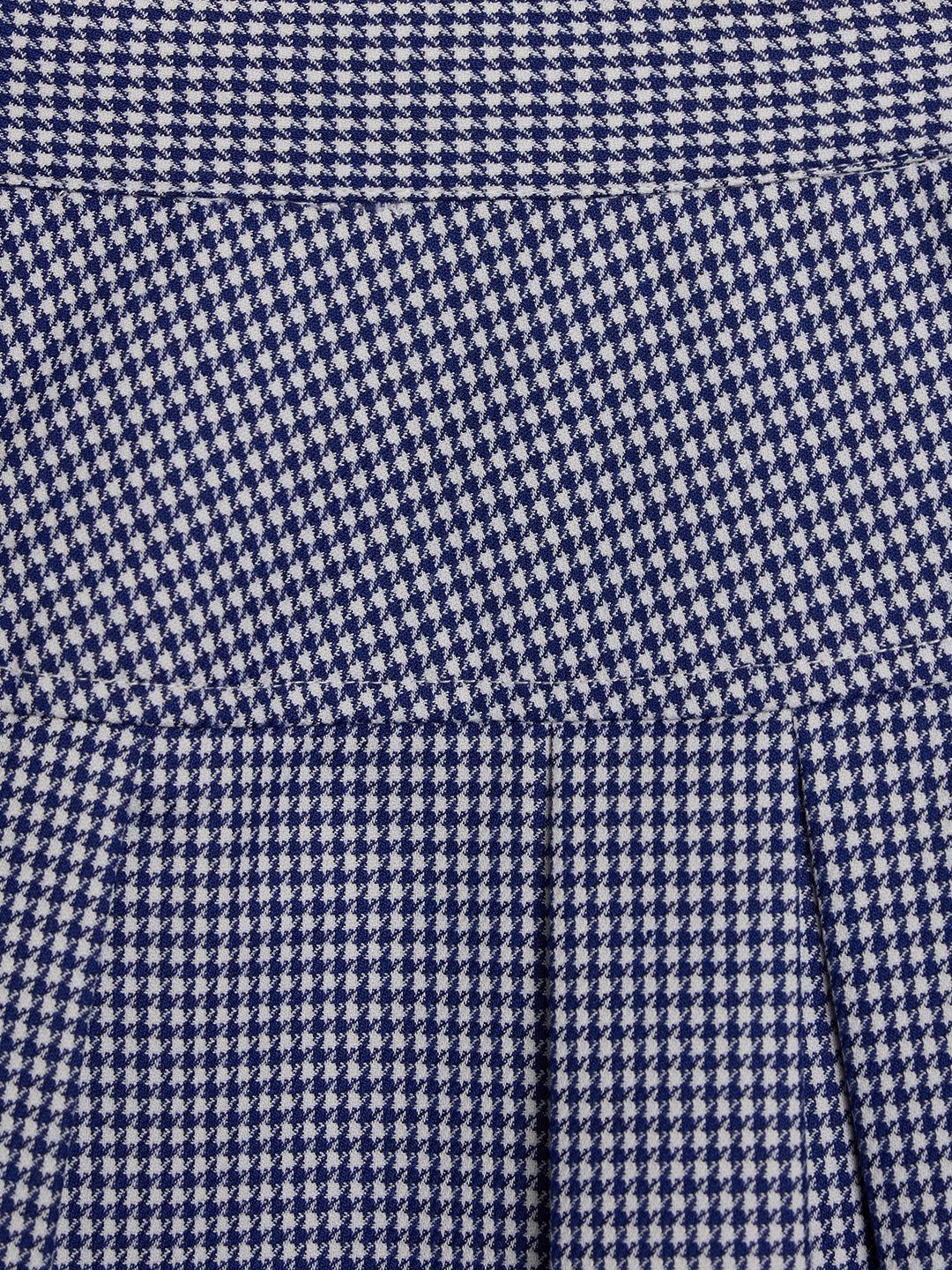 Blue Giraffe Girls Multicolor Regular Fit Checks Skirt