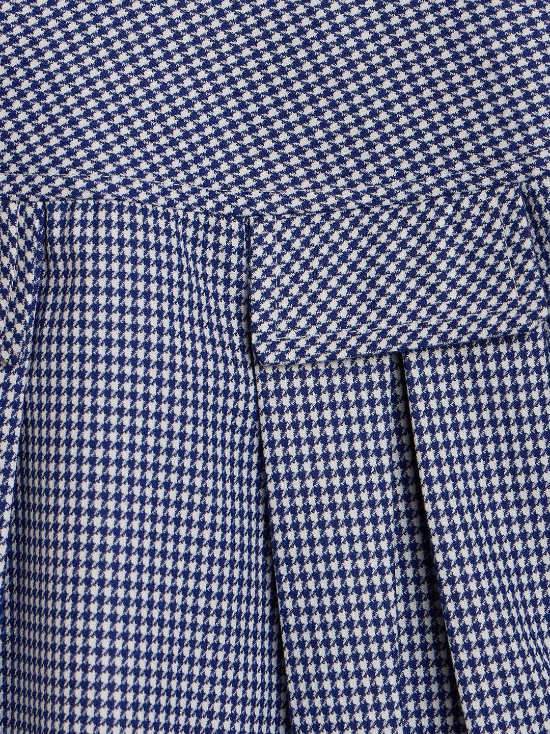 Blue Giraffe Girls Multicolor Regular Fit Checks Skirt