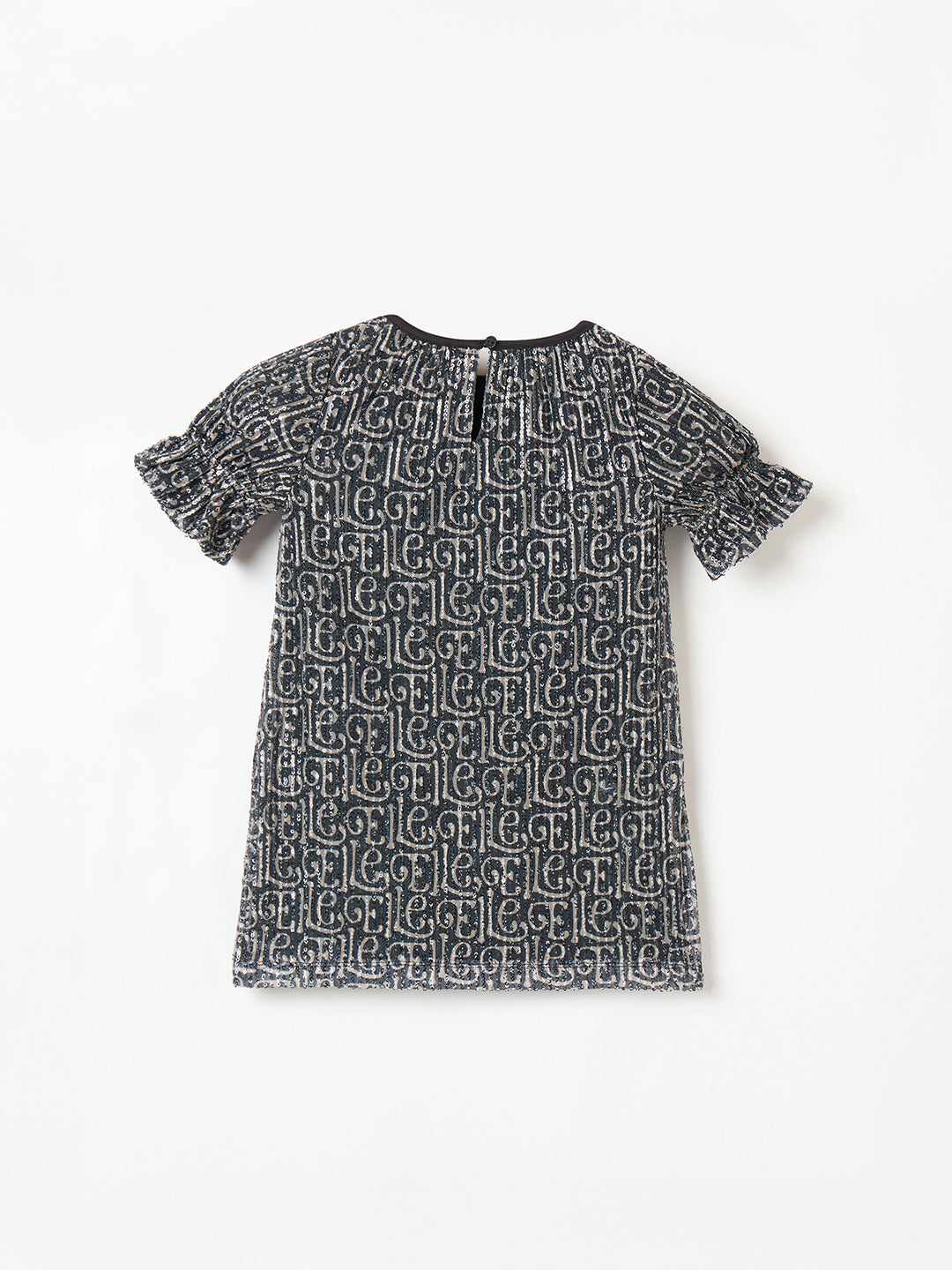 Elle Kids Girls Multi Crew Neck Dress