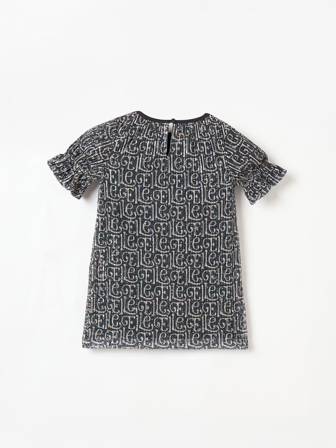 Elle Kids Girls Multi Crew Neck Dress