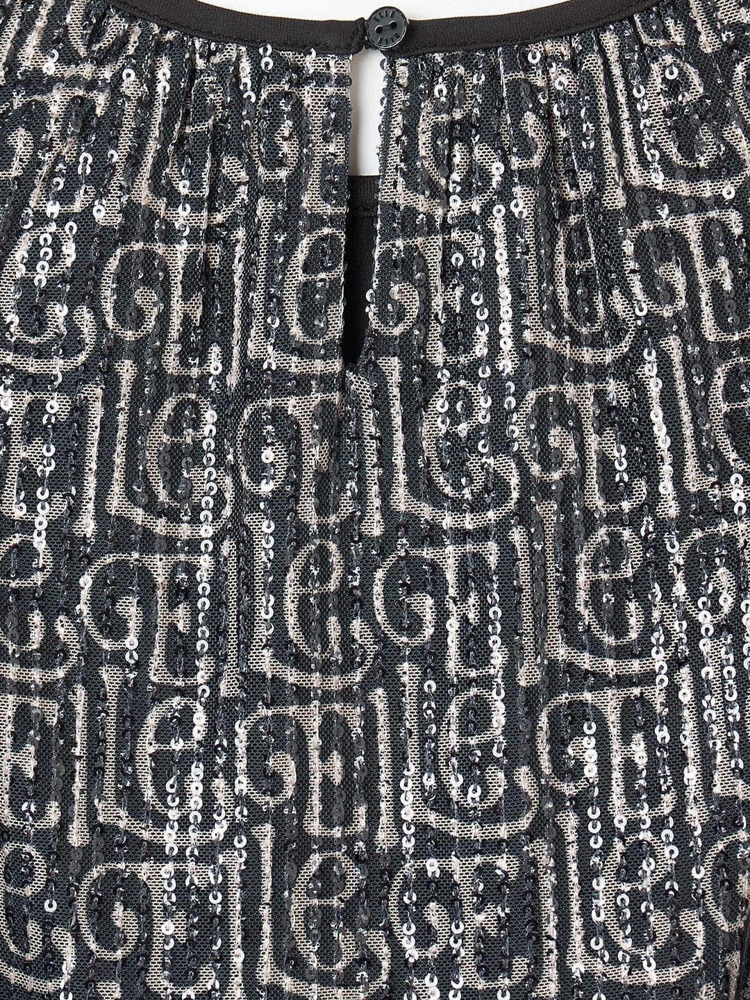 Elle Kids Girls Multi Crew Neck Dress