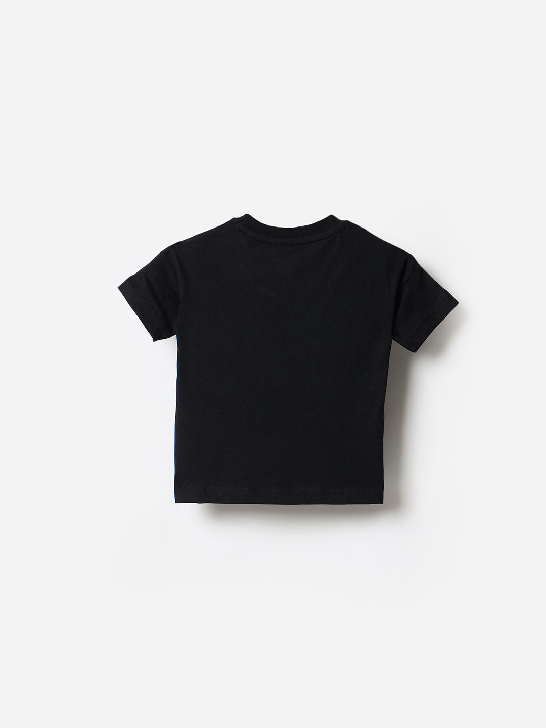 Elle Kids Black Graphic Crew Neck Tshirt