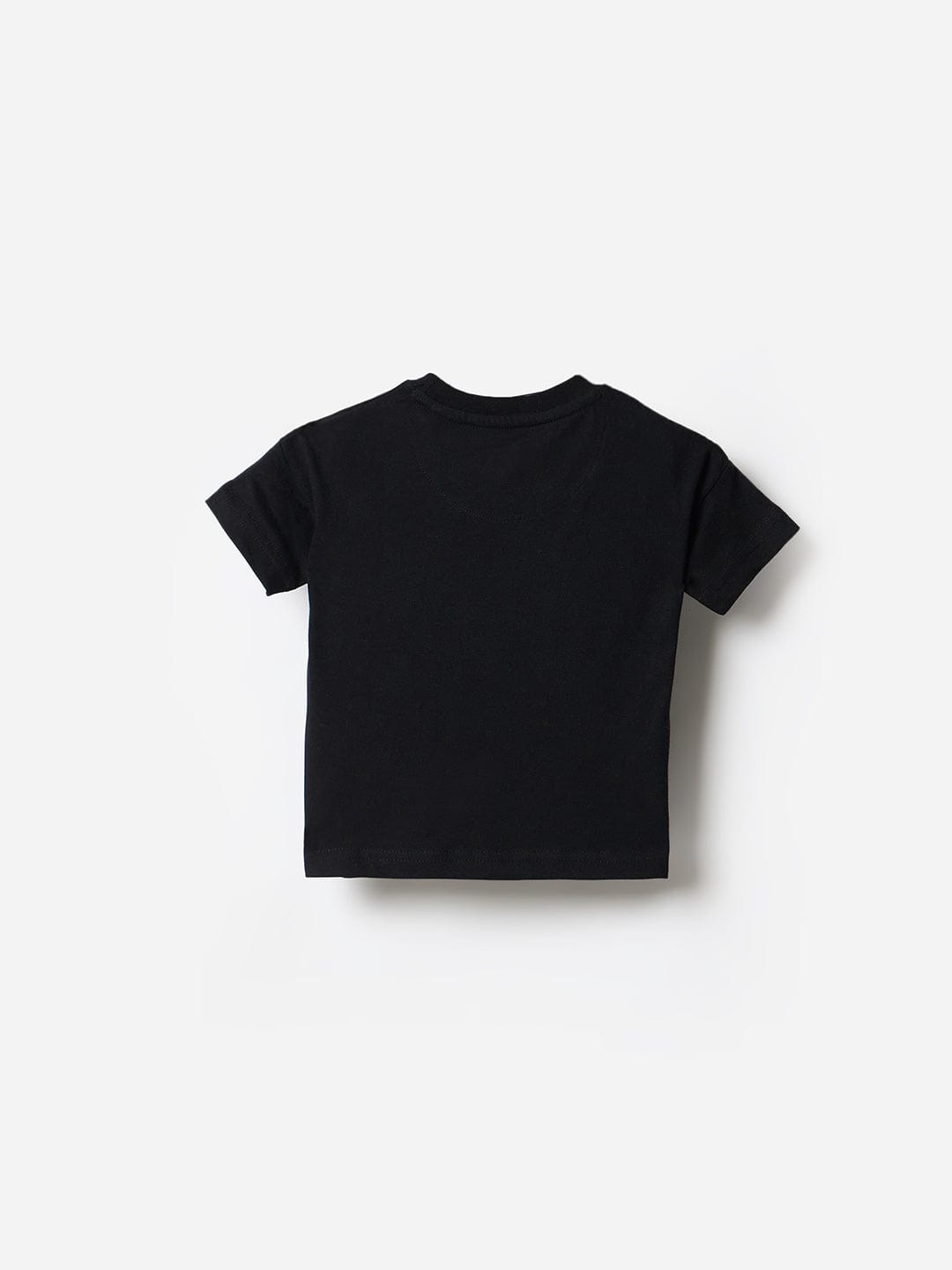 Elle Kids Black Graphic Crew Neck Tshirt