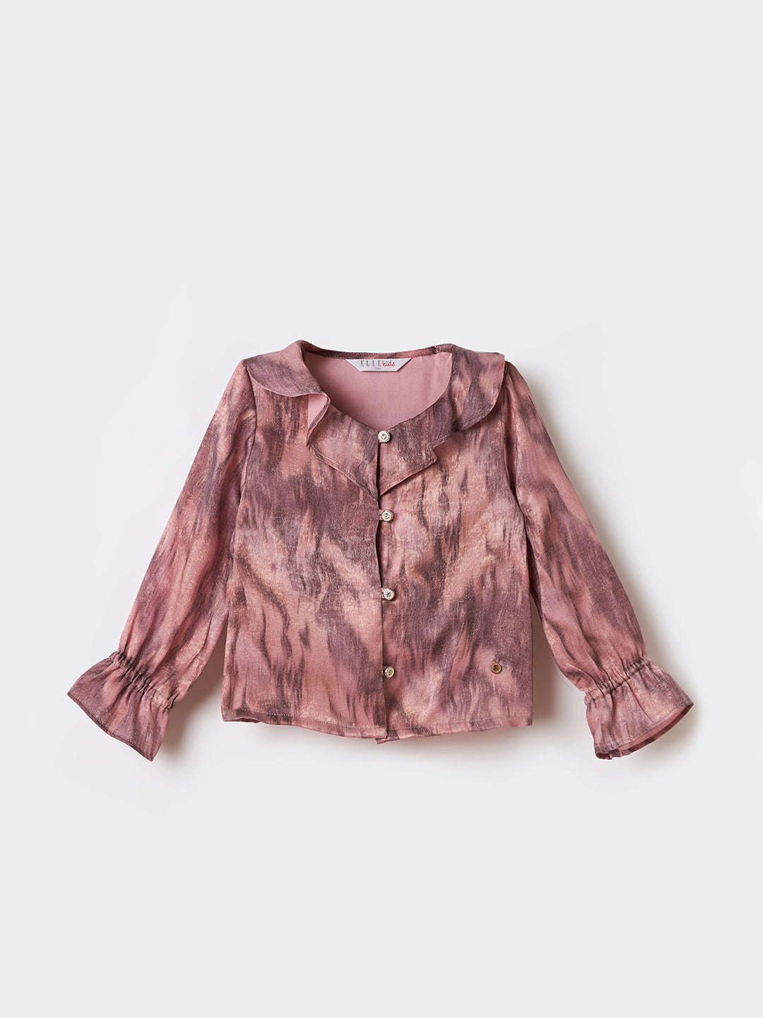 Elle Kids Multi Printed Round Neck Top