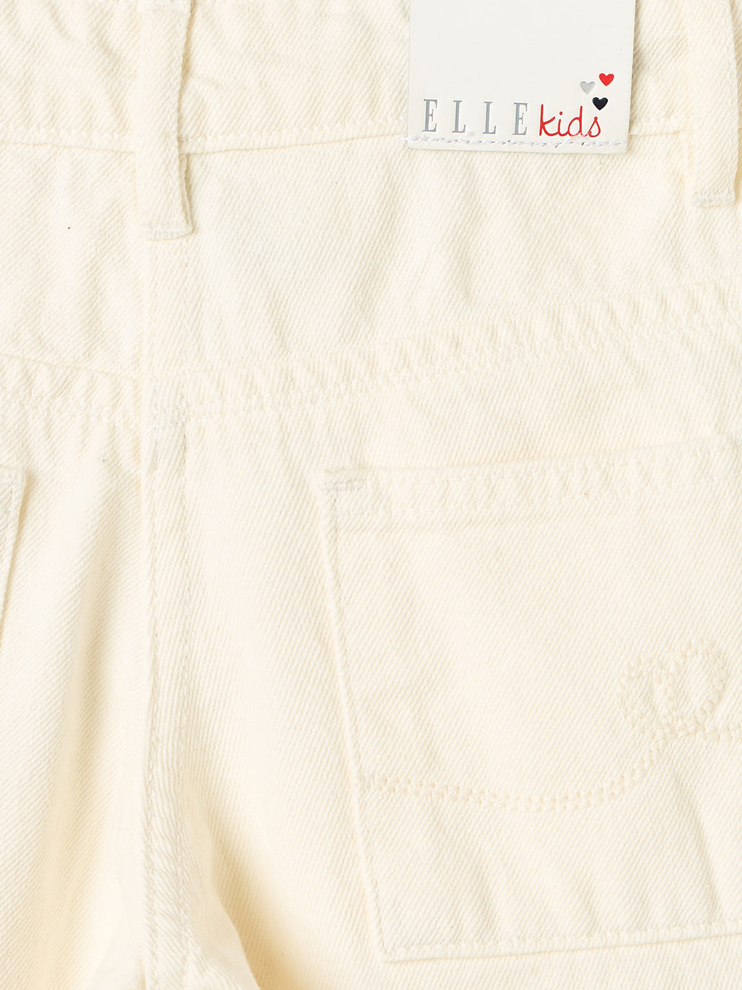 Elle Kids Black Oversized Solid Jeans