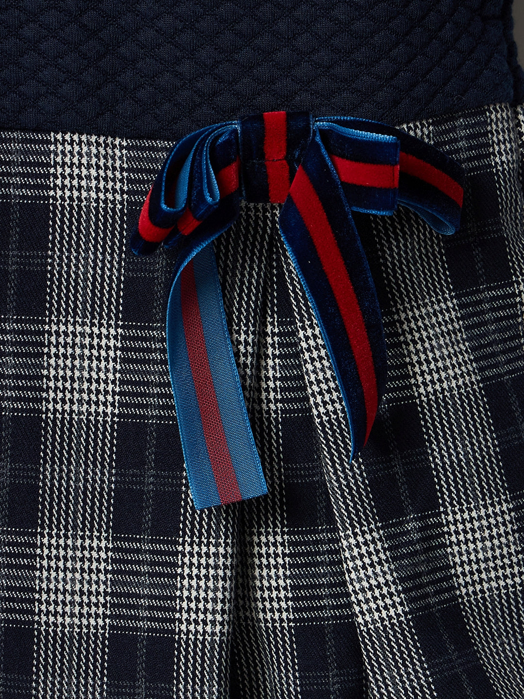 Elle Kids Multi Graphic Round Neck Dress