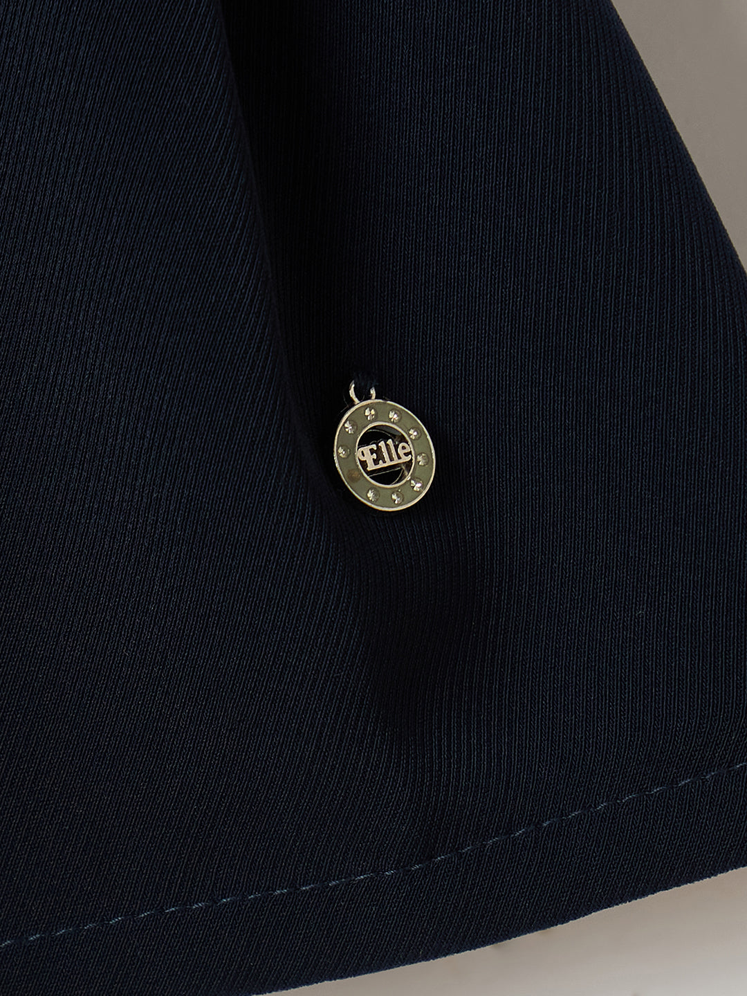 Elle Kids Blue Regular Fit Solid Skirt