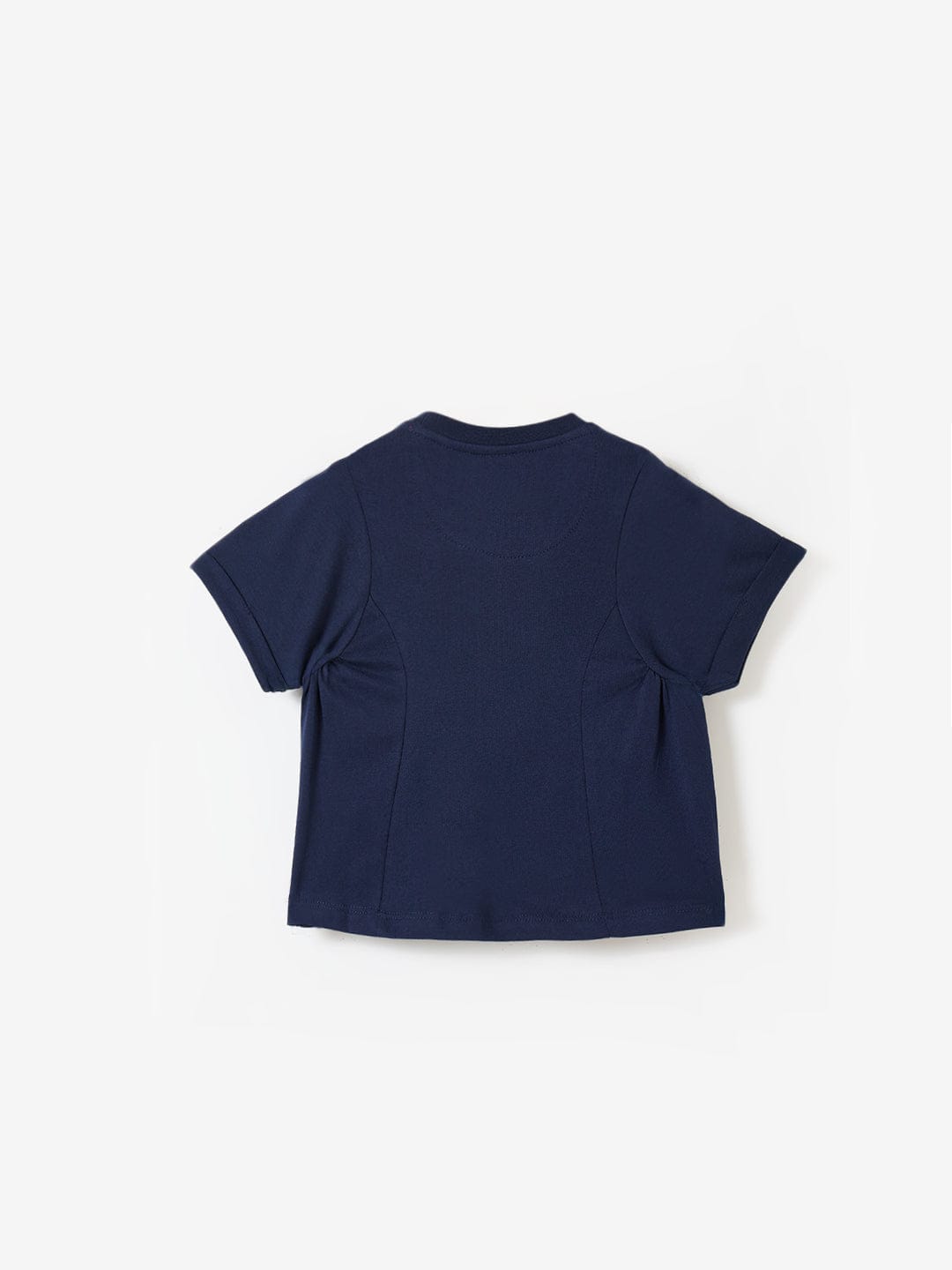 Elle Kids Blue Graphic Crew Neck Tshirt