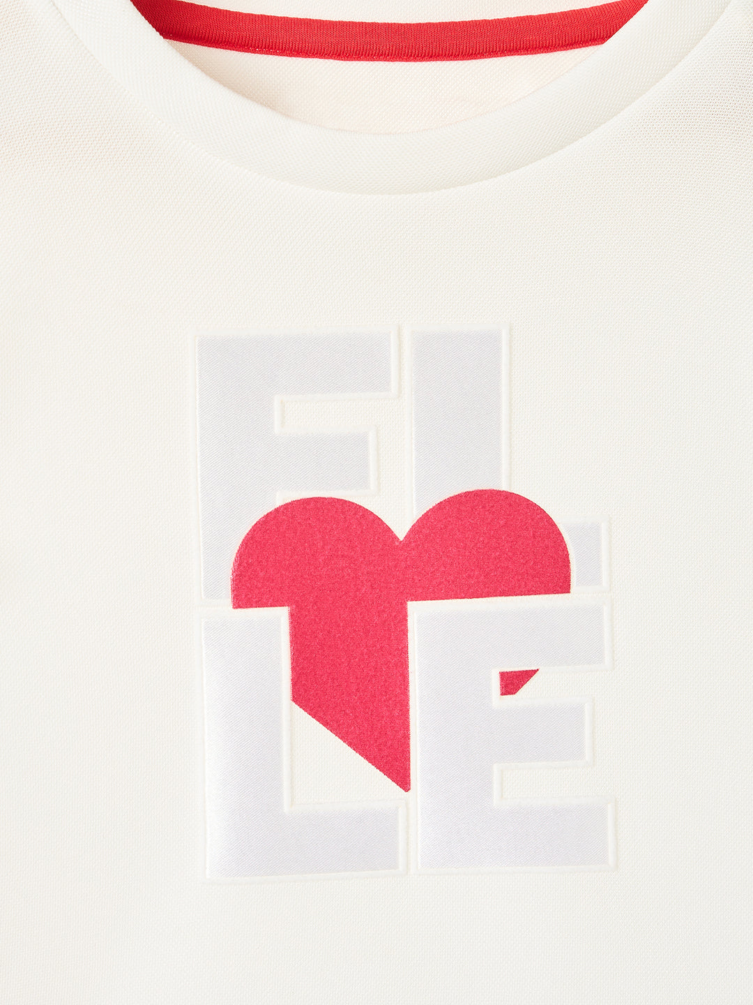 Elle Kids Red Graphic Crew Neck Top