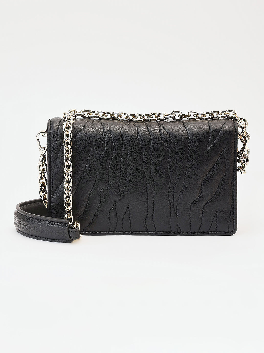 Just Cavalli Women Black Solid Crossbody Bags