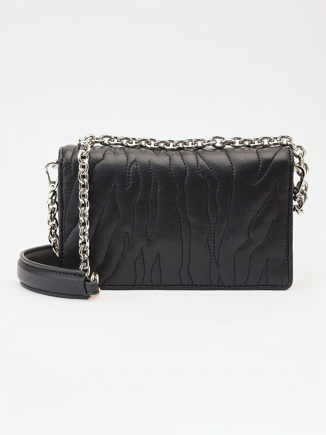 Just Cavalli Women Black Solid Crossbody Bags