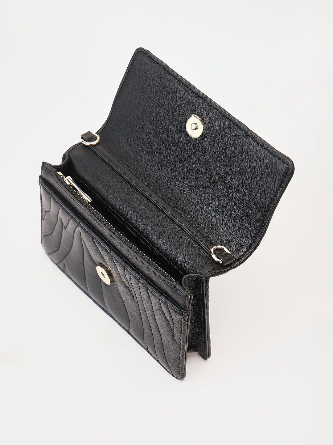 Just Cavalli Women Black Solid Crossbody Bags