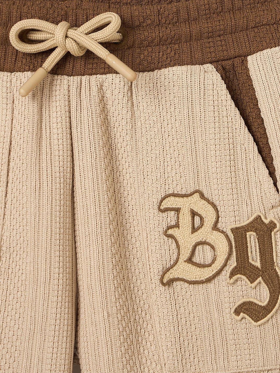 Blue Giraffe Boys Multi Regular Fit Textured Shorts