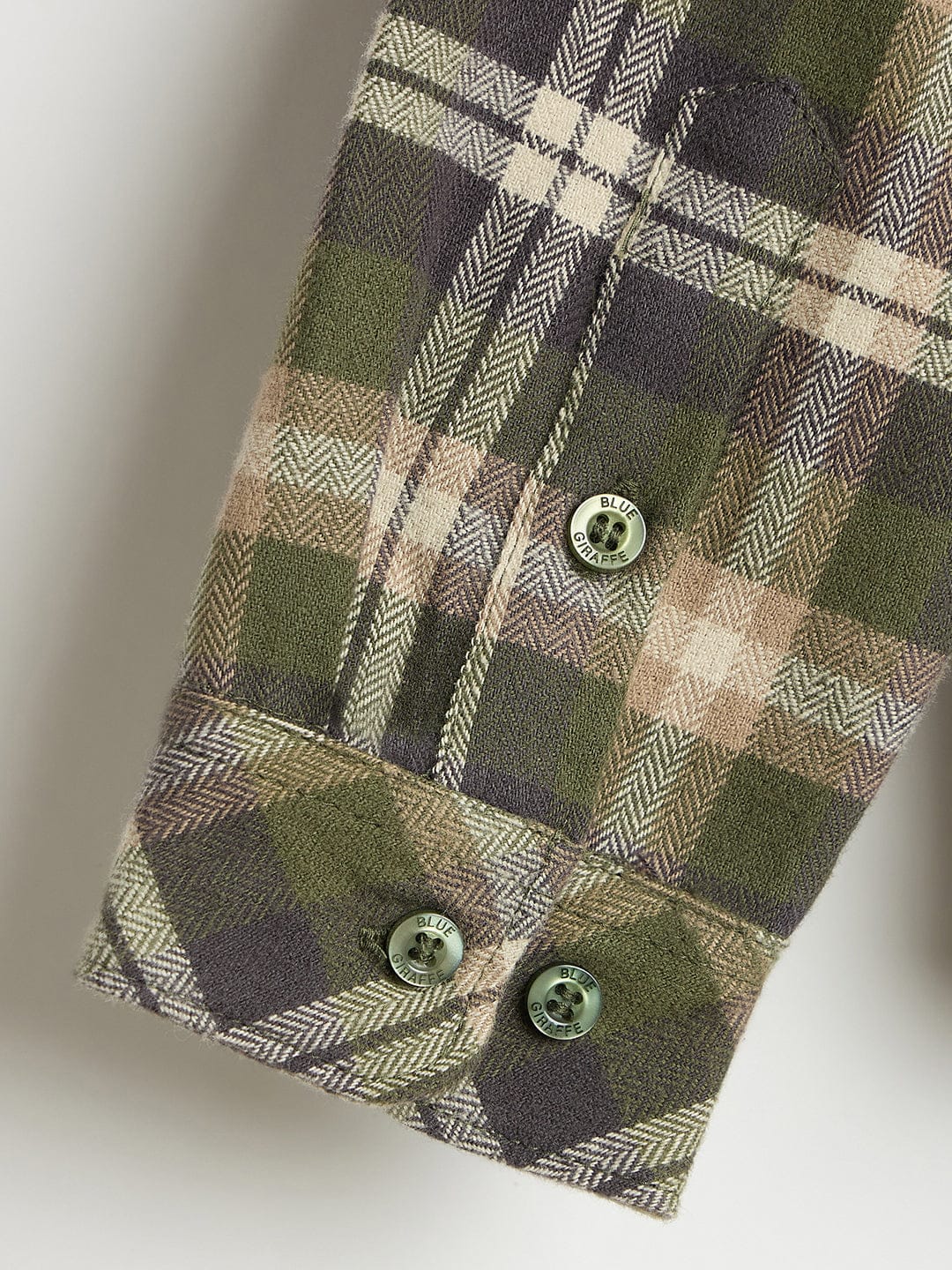 Blue Giraffe Boys Regular Fit Multicolour Checks Pure Cotton Shirt