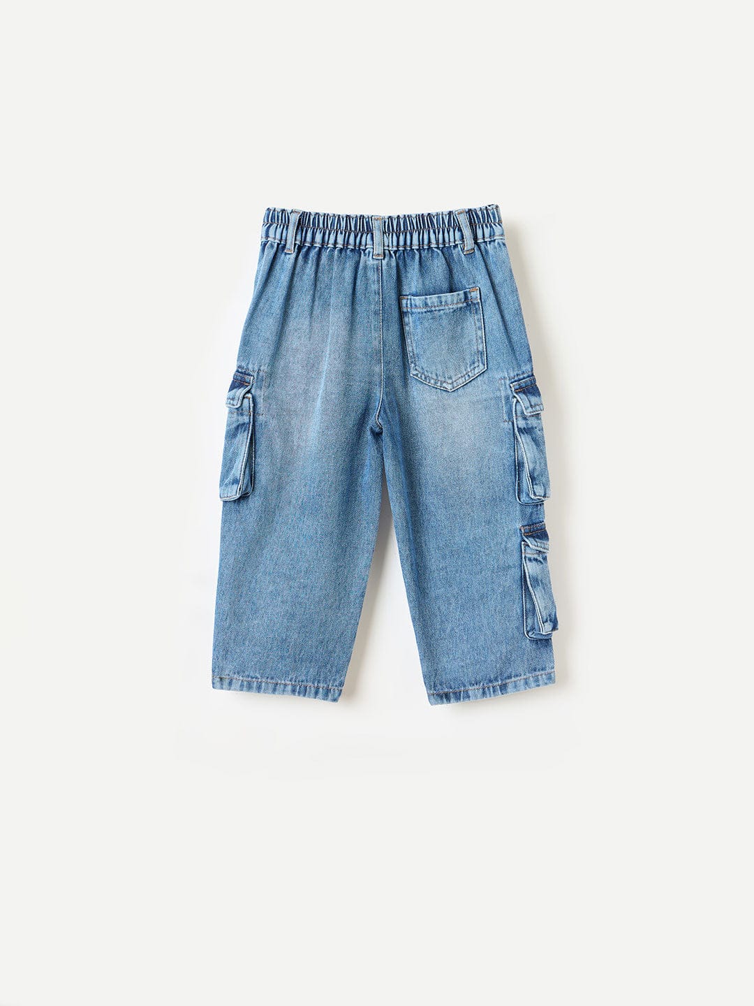 Blue Giraffe Boys Blue Jogger Denim Jeans
