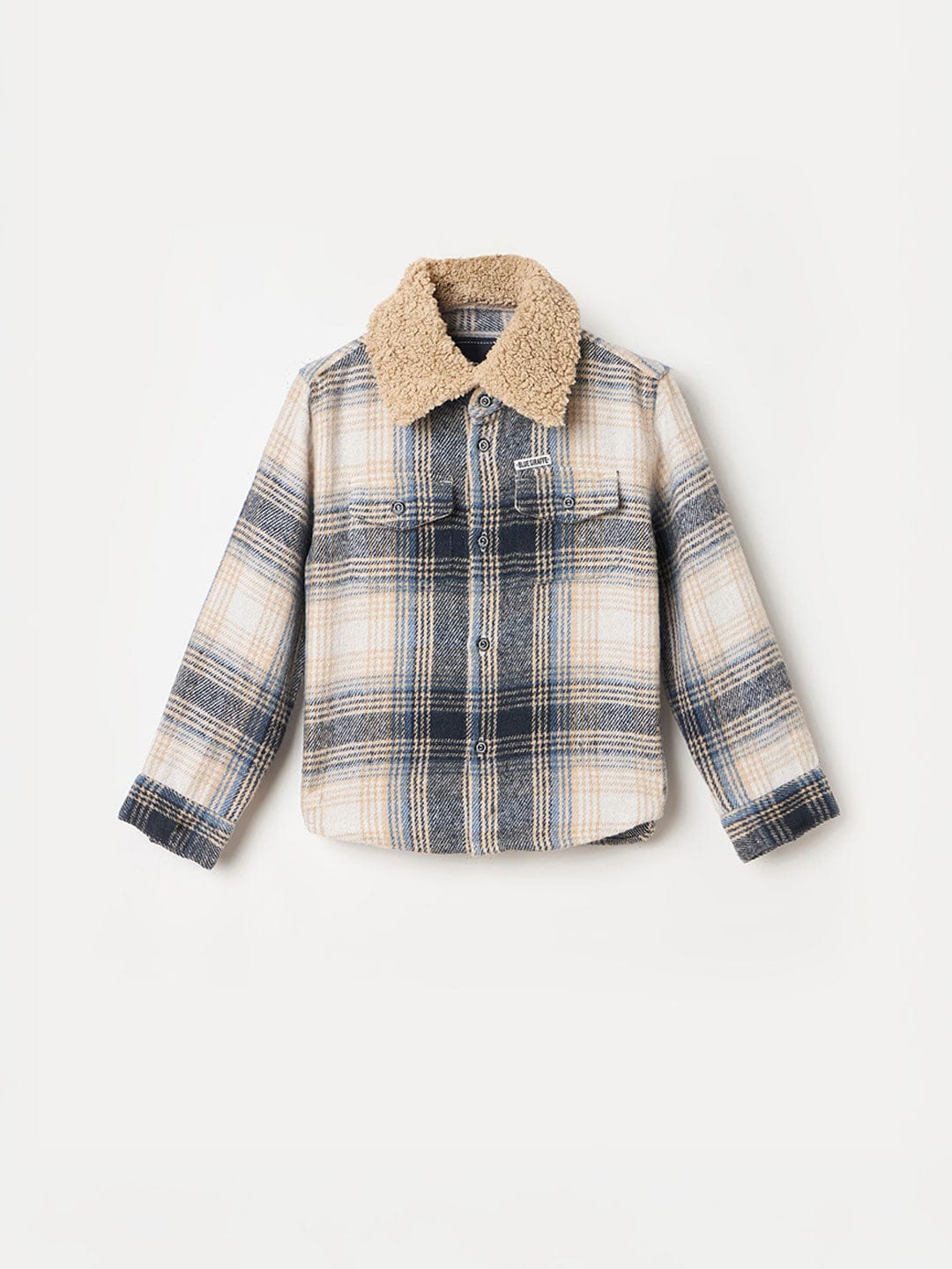 Blue Giraffe Boys Regular Fit Multicolour Stripes Pure Cotton Shirt