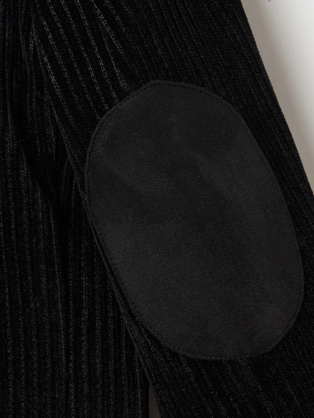 Blue Giraffe Boys Regular Fit Black Stripes Blazer