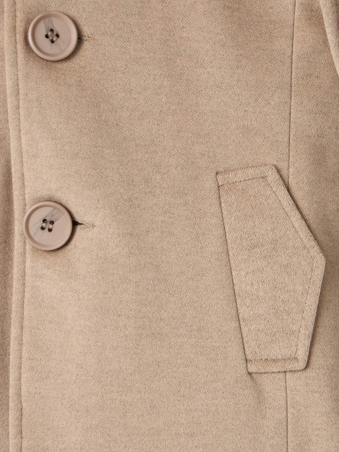 BLUE GIRAFFE Boys Beige Solid Overcoat