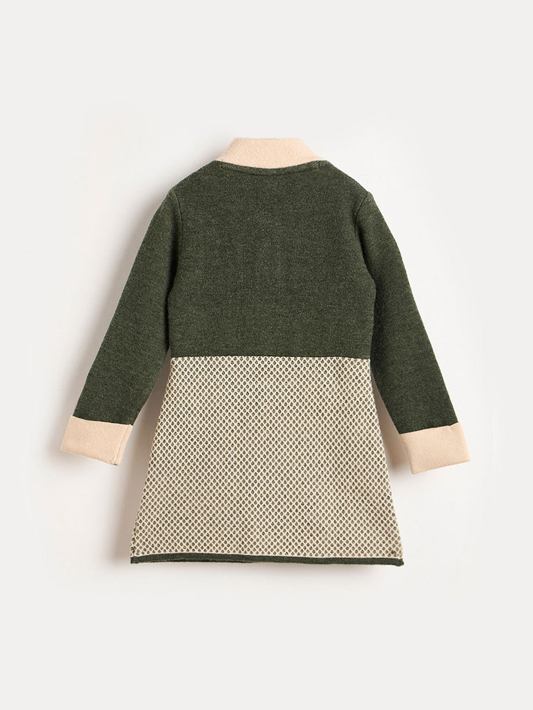 BLUE GIRAFFE Girls Multi Printed Crew Neck Dress