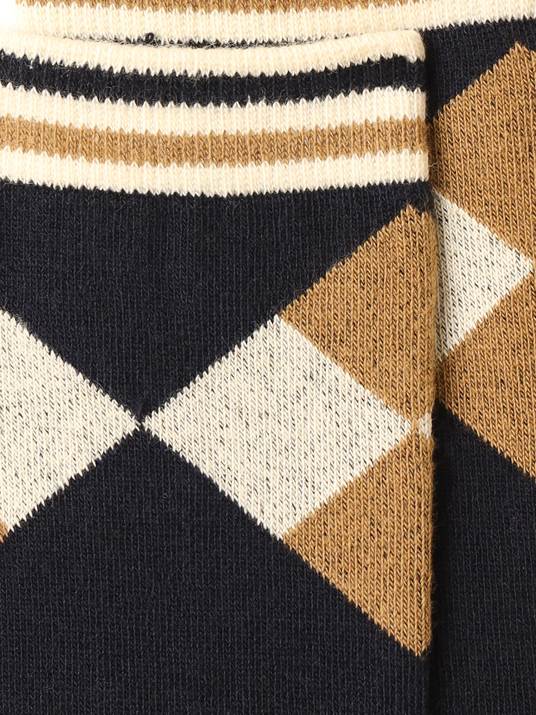 ICONIC Multicolour Knitted Chekered Socks (Pack of 2)