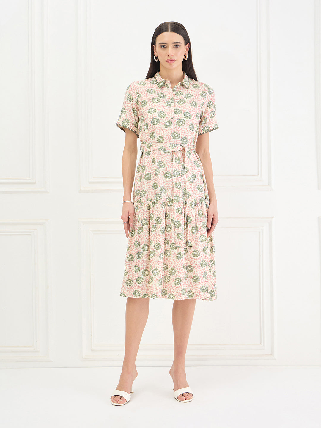 Elle Women Multicolor Printed Dress