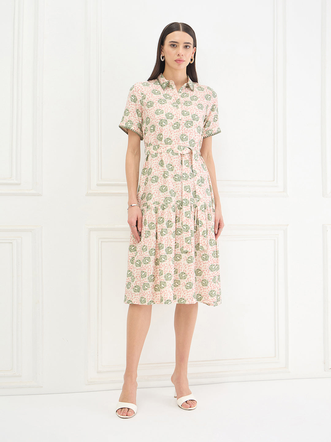 Elle Women Multicolor Printed Dress