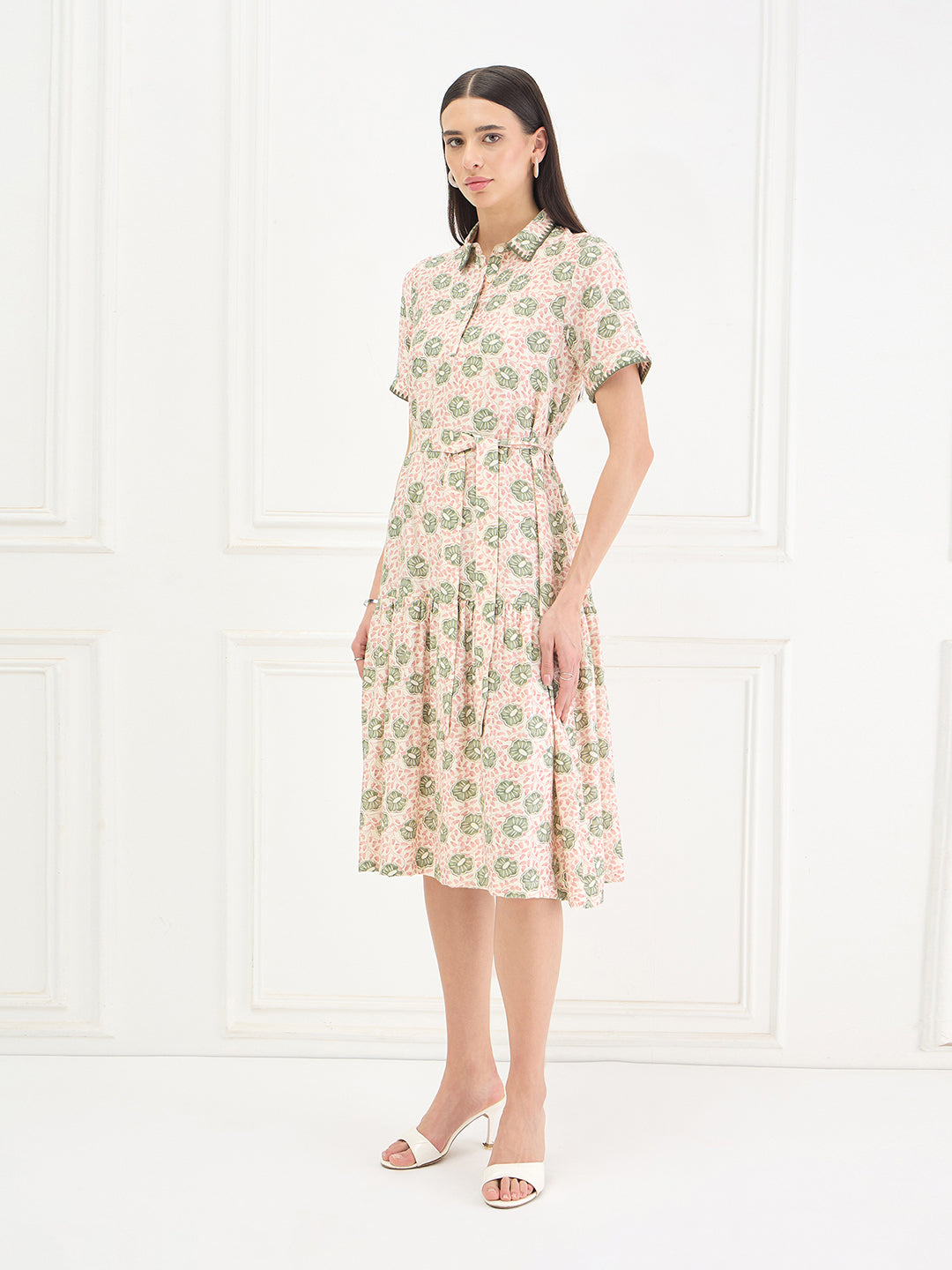 Elle Women Multicolor Printed Dress