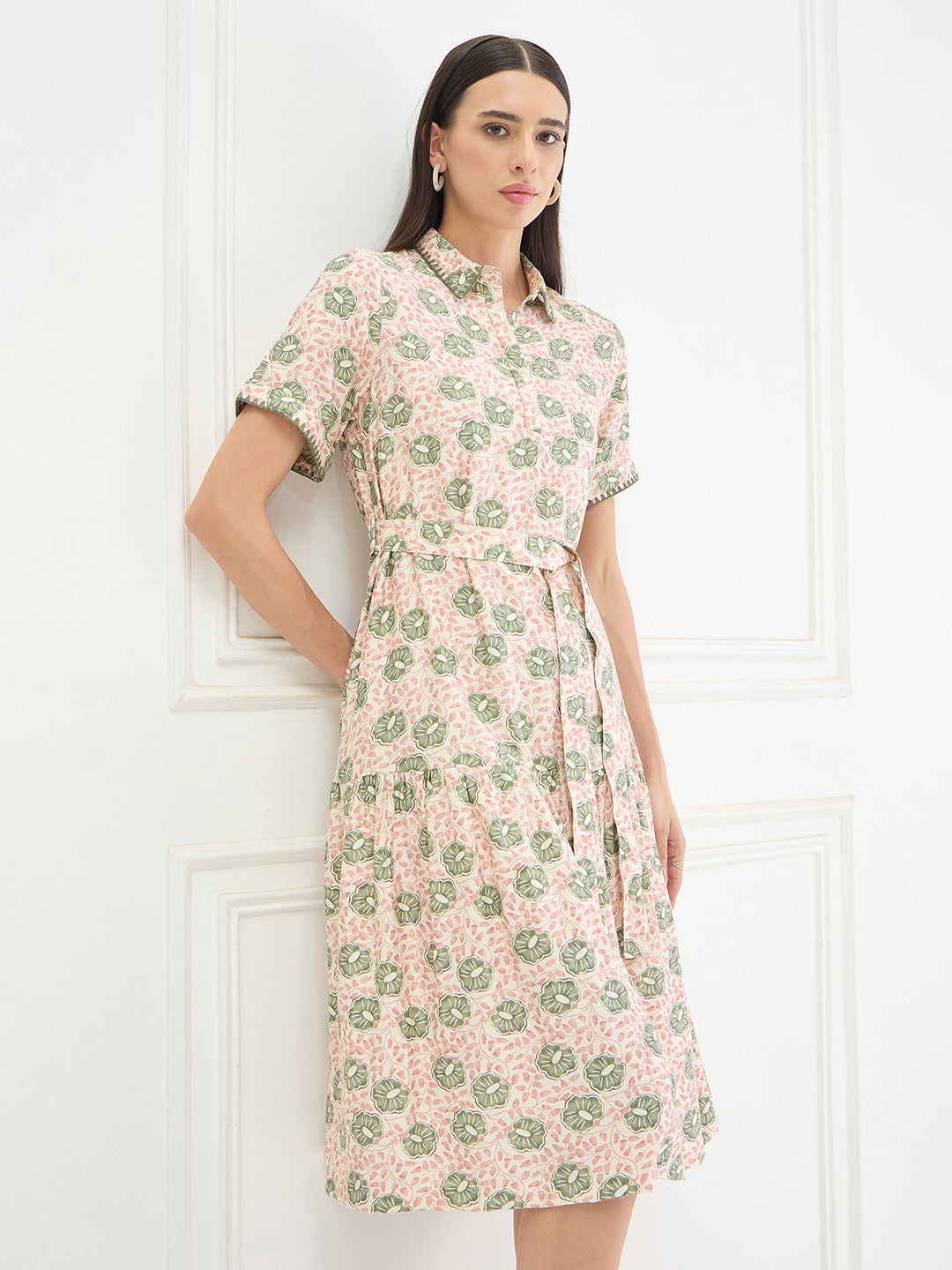 Elle Women Multicolor Printed Dress