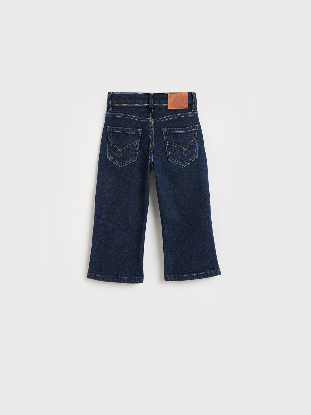 Blue Giraffe Boys Navy Blue Straight Fit Jeans