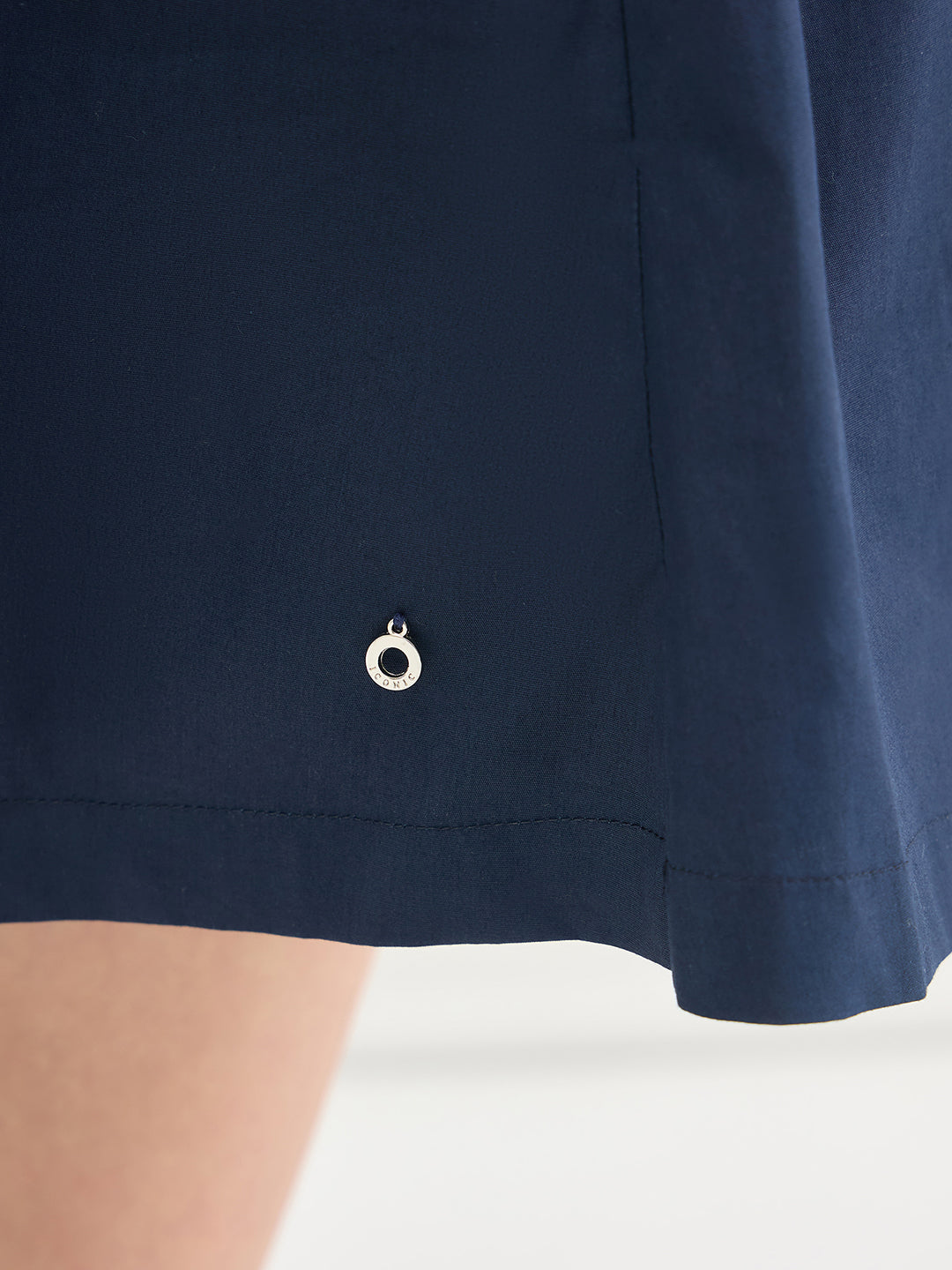 Iconic Women Cotton Blue Dress