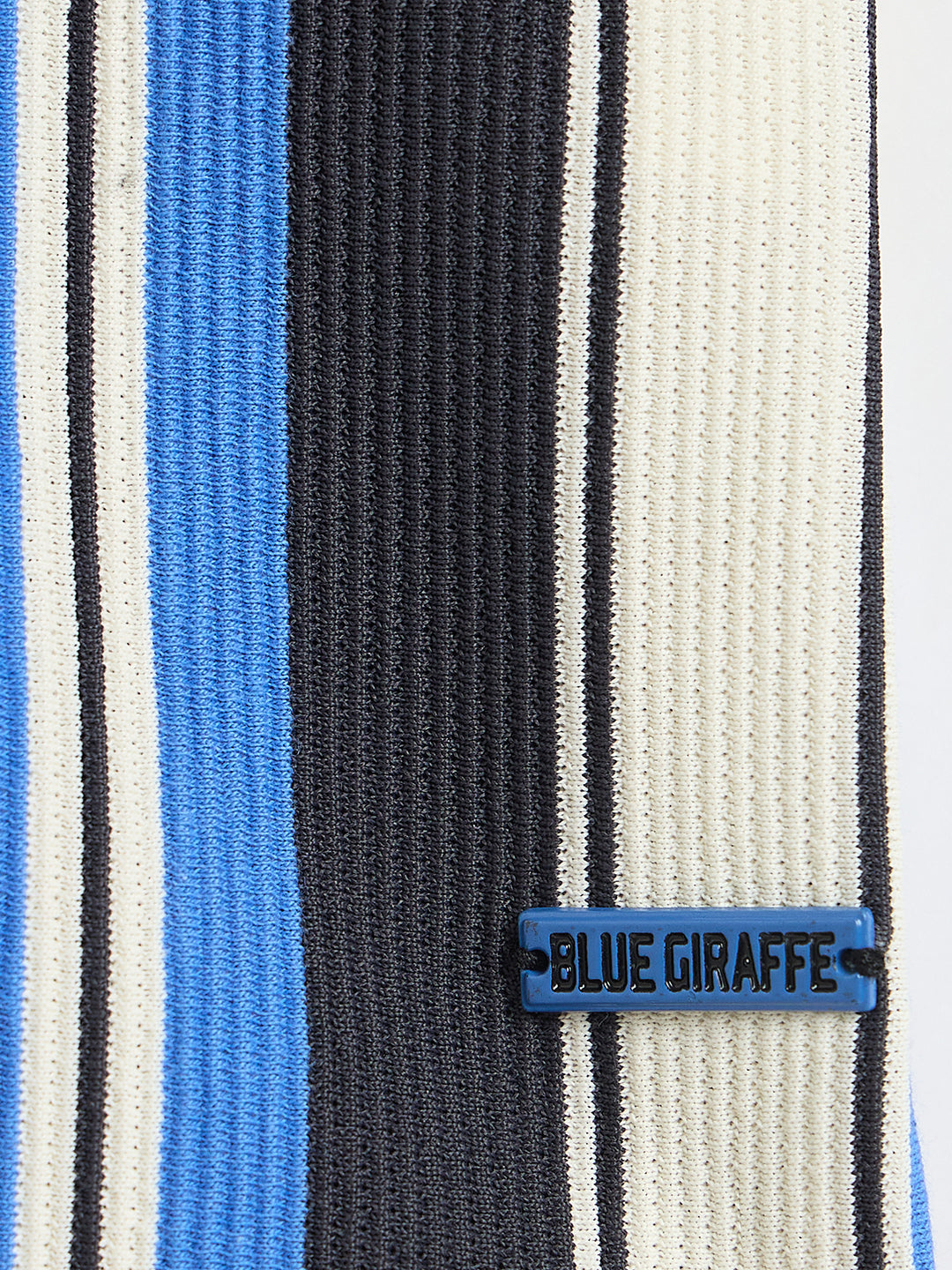 Blue Giraffe Boys Multicolor Striped Shirt