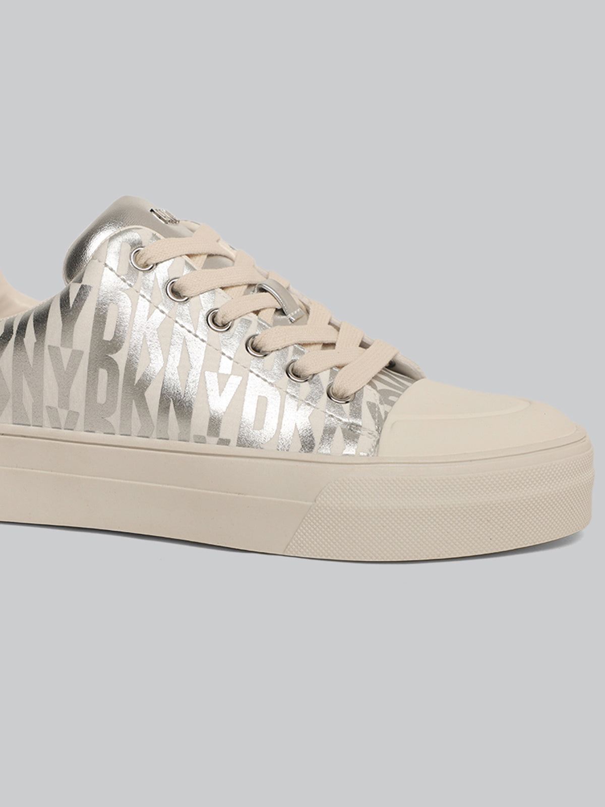 DKNY Women Off White Sneakers