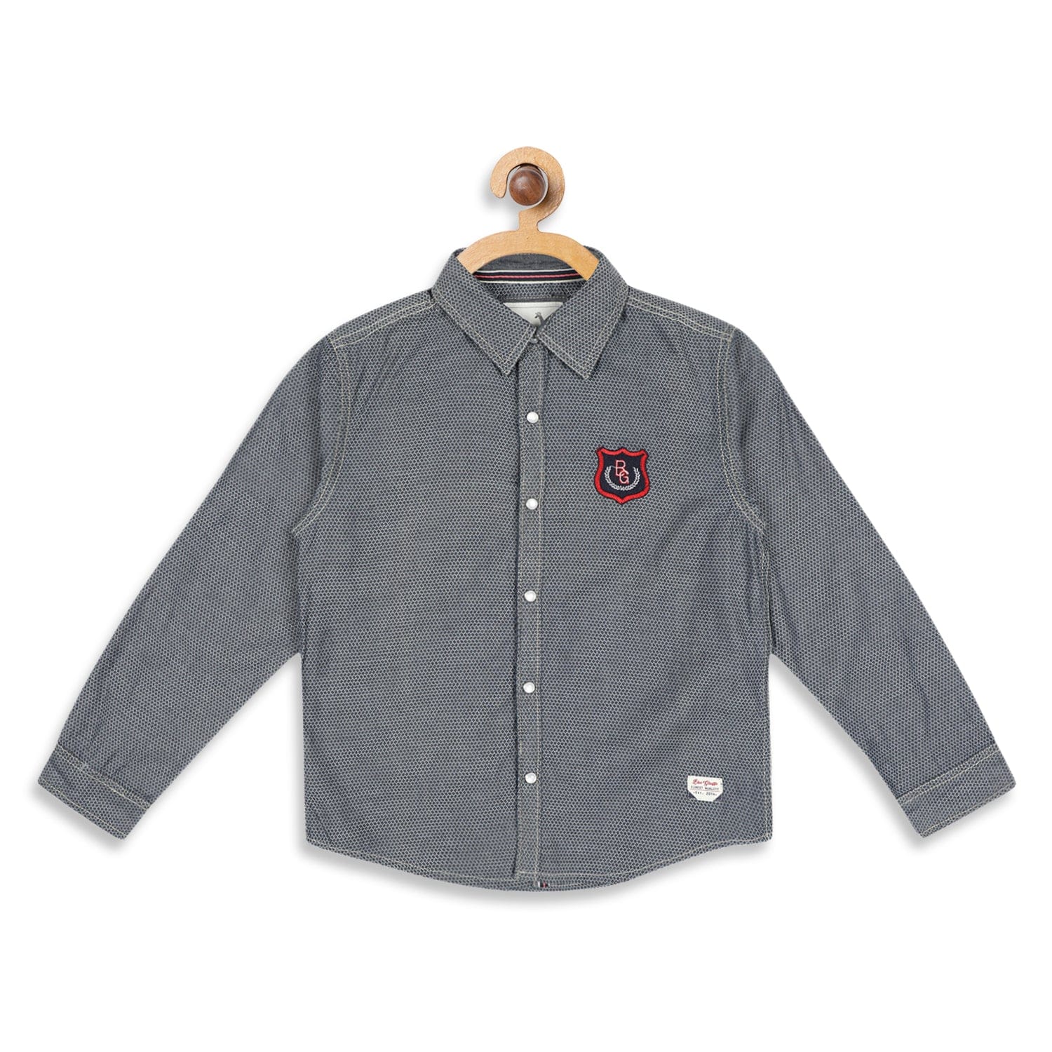 Blue Giraffe Boys Shirt