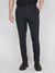 Matinique Men Blue Solid Mid-Rise Regular Fit Trousers