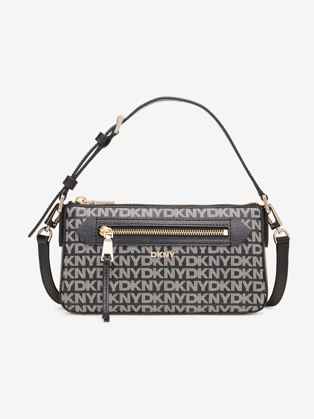 DKNY Women Black Printed Crossbody Bags