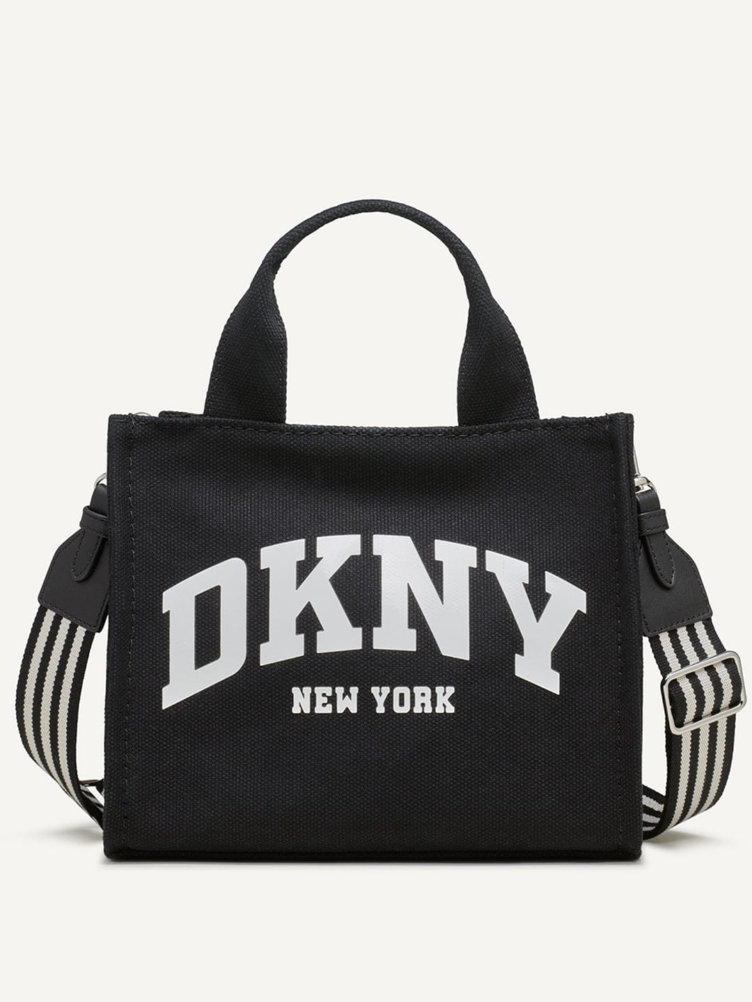 DKNY Women Black Solid Tote Bags