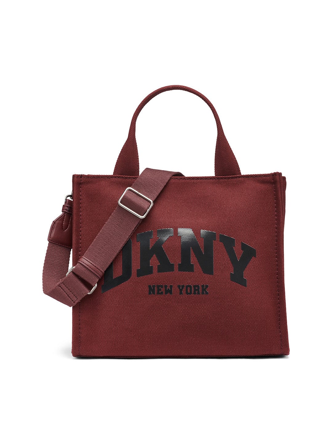 DKNY Women Red Solid Tote Bags
