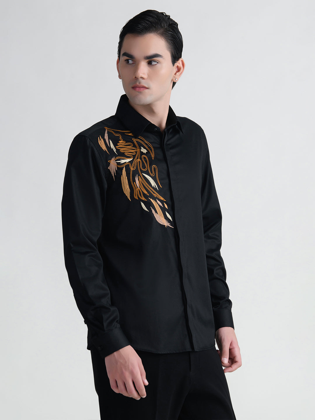 Abkasa Men Multi Collar Shirt