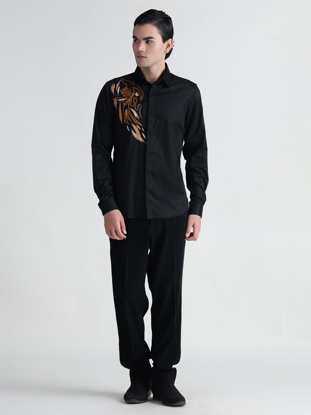 Abkasa Men Multi Collar Shirt