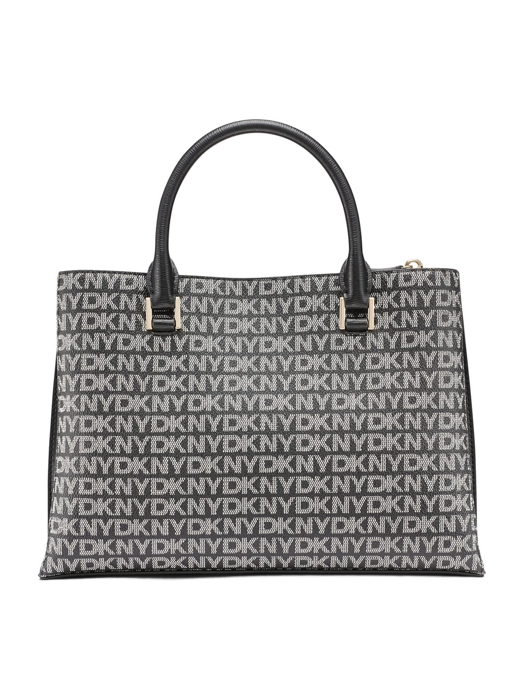DKNY Women Black Printed Handbags