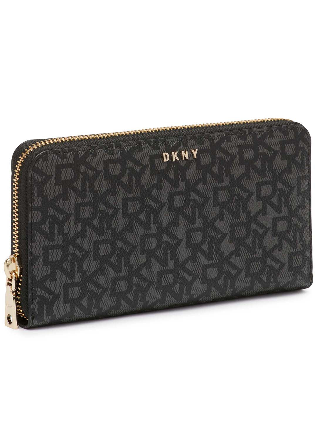 DKNY Women Black Printed Wallet