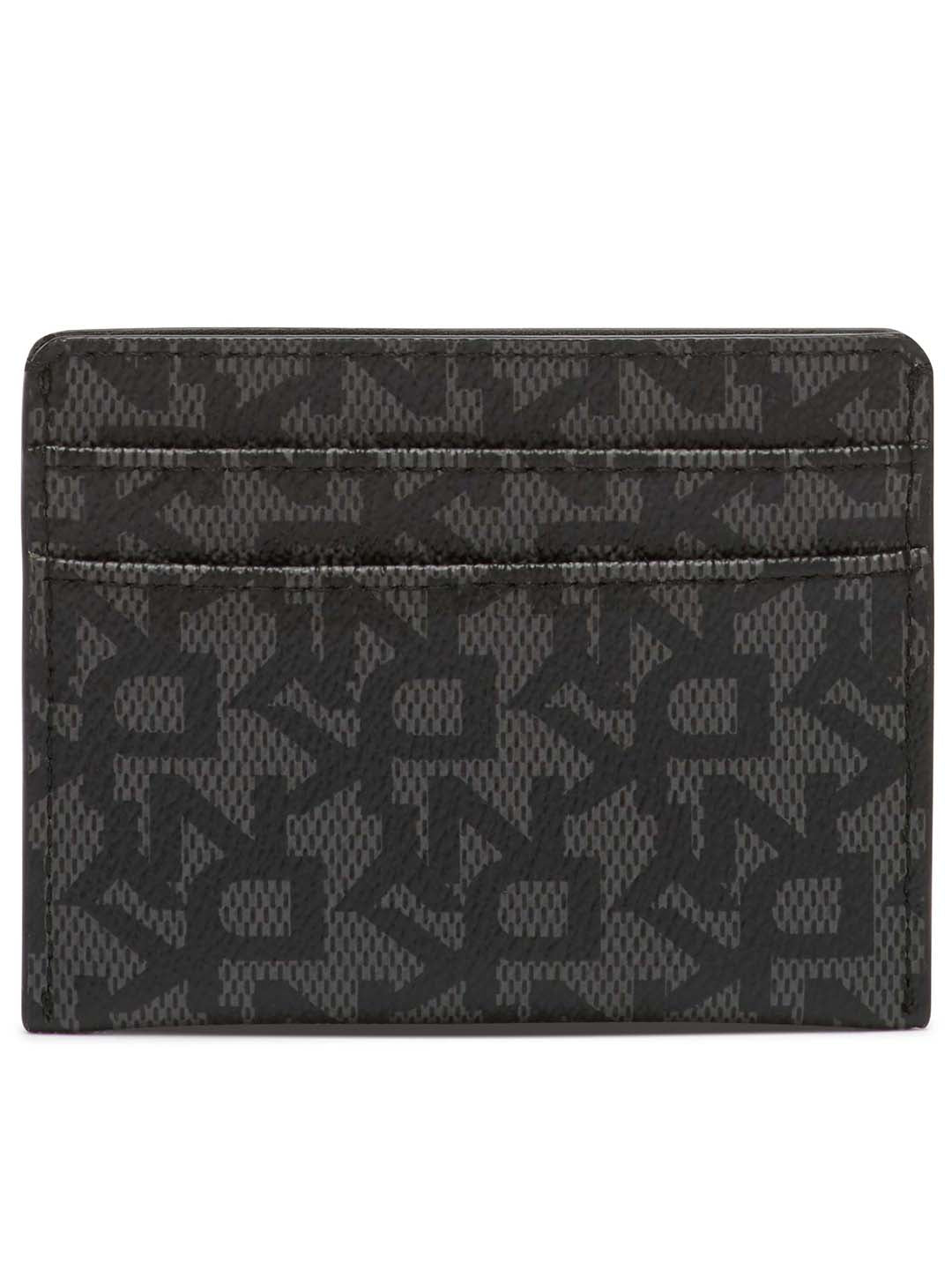DKNY Women Black Printed Card Case