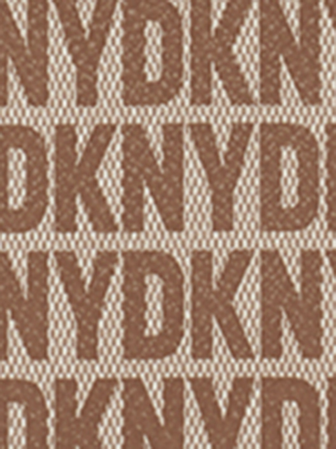 DKNY Women Beige Printed Handbag