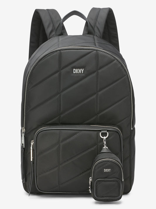 DKNY Women Black Solid Backpack