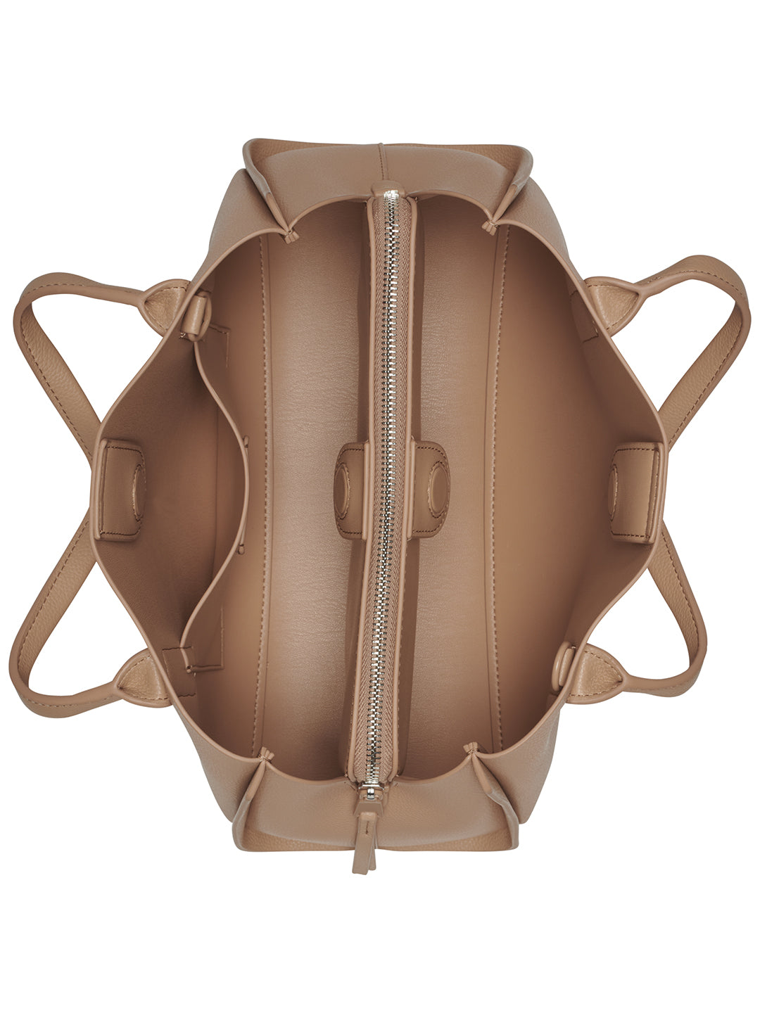 DKNY Women Beige Solid Handbags