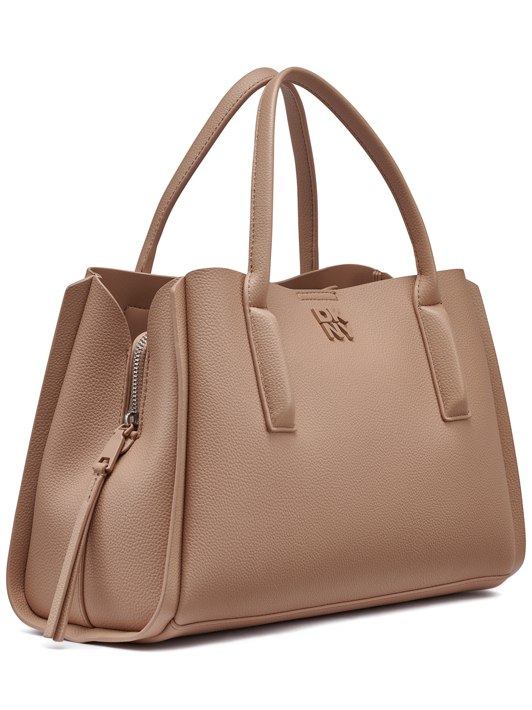 DKNY Women Beige Solid Handbags