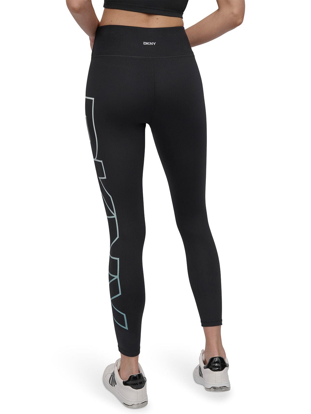 DKNY Women Blue Skinny Fit Solid Leggings