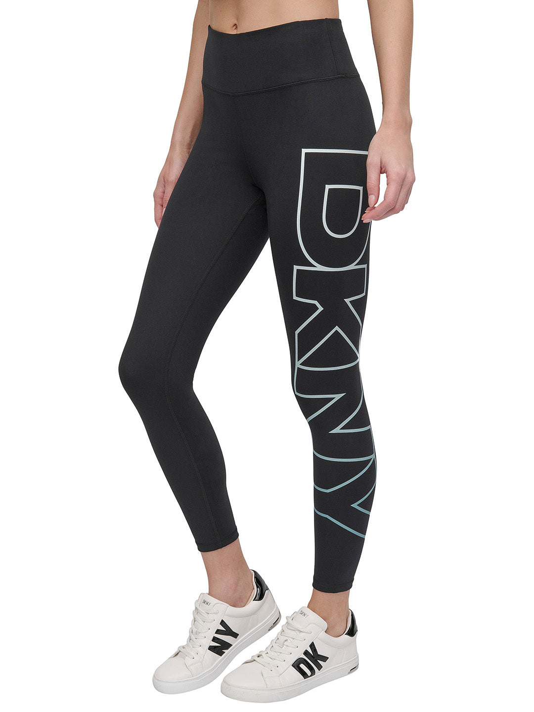 DKNY Women Blue Skinny Fit Solid Leggings