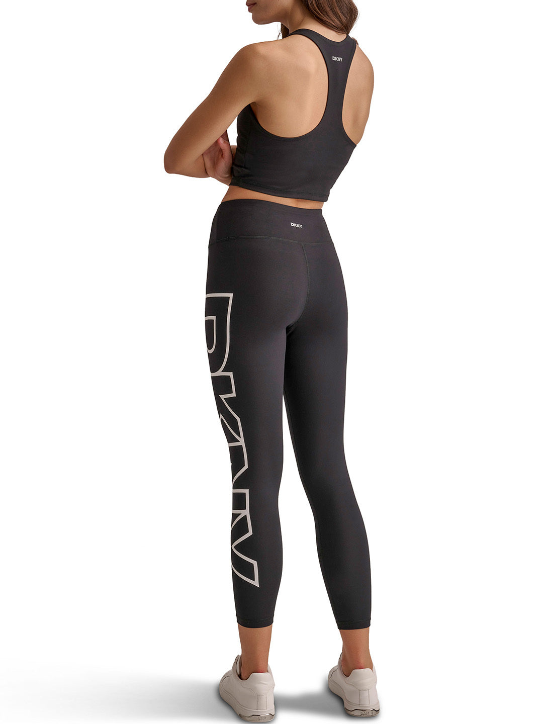 DKNY Women Black Skinny Fit Solid Leggings